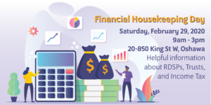 Financial Housekeeping Day @ The Gathering Place | Oshawa | Ontario | Canada